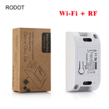 RODOT WiFi Wireless Smart Switch with 433Mhz RF Receiver for Smart Home Smart Life APP, Compatible with Alexa & Google Home Assistant, No Hub Required, Support DIY Module. (4-Pack)