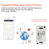 RODOT WiFi Wireless Smart Switch with 433Mhz RF Receiver for Smart Home Smart Life APP, Compatible with Alexa & Google Home Assistant, No Hub Required, Support DIY Module. (4-Pack)