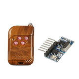 RODOT 433mhz RF Relay Receiver Module Wireless 4 CH Learning Button and 433 Mhz RF Remote Controls Switches Transmitter Diy