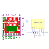 RODOT 433 MHz RF Transmitter Superheterodyne Learning Code 1527 Encoding 433Mhz Remote Control Switch For Arduino Module DIY