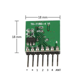 RODOT 433 MHz RF Transmitter Superheterodyne Learning Code 1527 Encoding 433Mhz Remote Control Switch For Arduino Module DIY