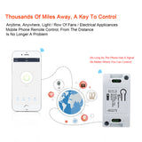 RODOT 433 Mhz Wireless RF WallPanel Transmitter&KR2201W-4 for WIFI Smart switch in smart life tuya app