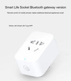 TUYA Smart Life WiFi Socket bluetooth gateway Version APP Remote Control Timer Power Plug Power Detection 90-250V