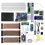Super Starter Kit Based on Arduino UNO R3 with Tutorial and Controller Board Compatible with Arduino IDE, Includes Relay Wireless Radio Frequency Remote Control Switch Transmitter and Receiver