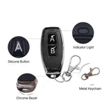 RODOT KT05 433Mhz 2 button Metal Remote Control Learning code EV1527 wireless on/off Printing logo transmitter