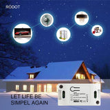 RODOT 433 Mhz Wireless RF WallPanel Transmitter&KR2201W-4 for WIFI Smart switch in smart life tuya app